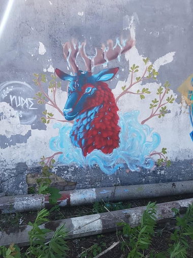 Graffiti Wall - Photo by YumeS - yume, lostplace (2018)