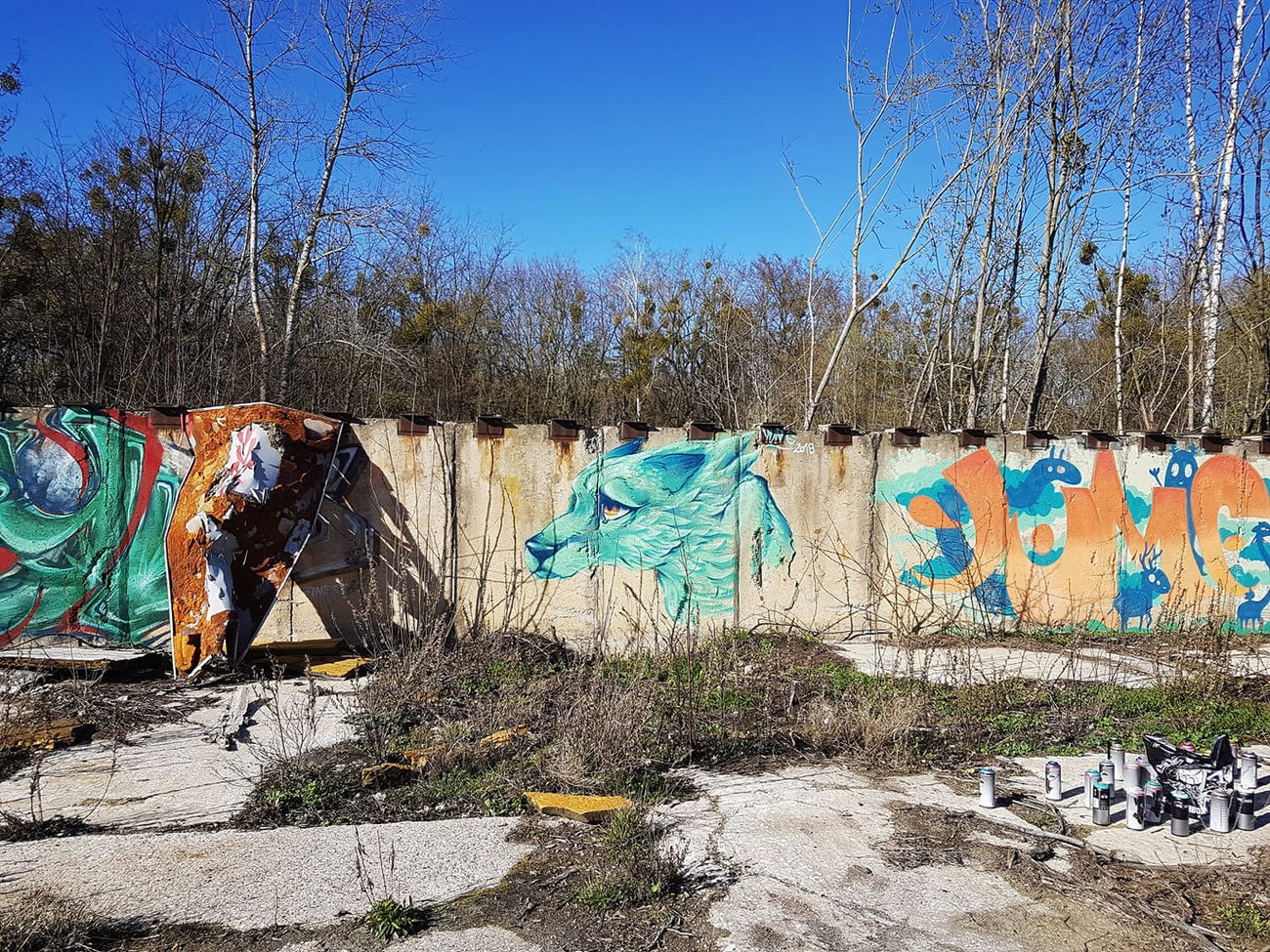 Graffiti Wall - Photo by YumeS - yume, letters, character (2019)