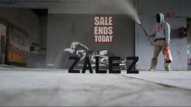 Graffiti Video - Photo by ZALEZ - zalezmoviebetteroutstreetartstenciltownroadtripart