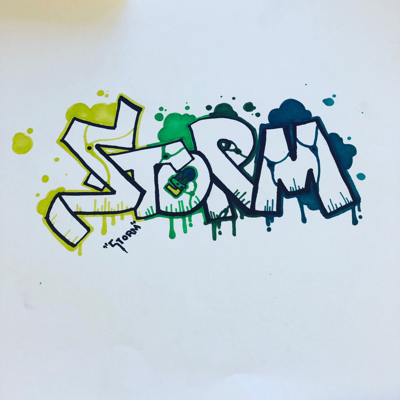 Graffiti Sketch - Photo by ZALT (2018)