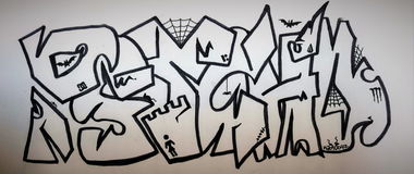 Graffiti Sketch in NORWAY - Photo by ZALT - halloween, spooky, graffiti (2018)