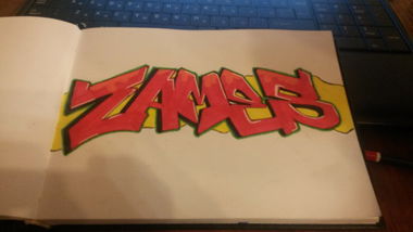 Graffiti Sketch - Photo by ZAMES76 - ZAMES