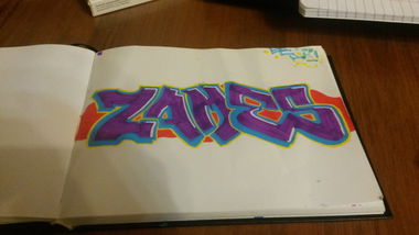 Graffiti Sketch - Photo by ZAMES76 - ZAMES