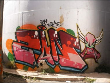 Graffiti Wall in Athens - Photo by ZAN83YMG