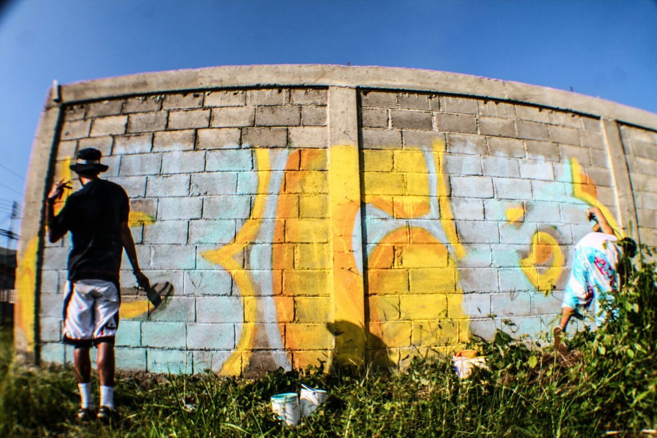 Graffiti Wall - Photo by ZEINADICO (2014)