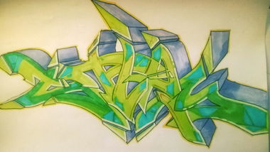 Graffiti Sketch - Photo by ZEOT - SPLAM (2016)