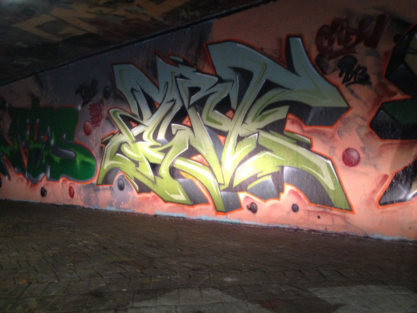 Graffiti Wall in Stuttgart - Photo by ZERTRB - Zert, TRB, 71 (2013)