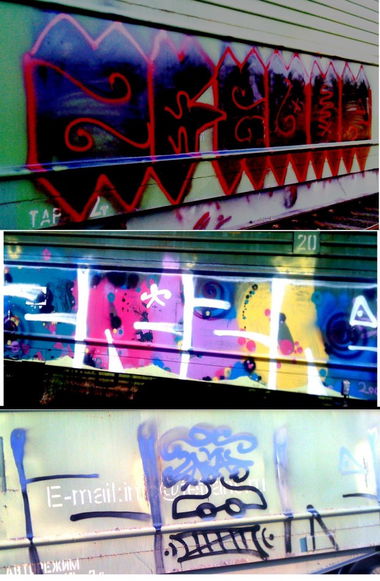 Graffiti Train in Saint Petersburg - Photo by ZFEDORONETOY