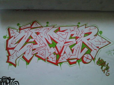 Graffiti Sketch - Photo by ZIMER - ZIMER (2013)