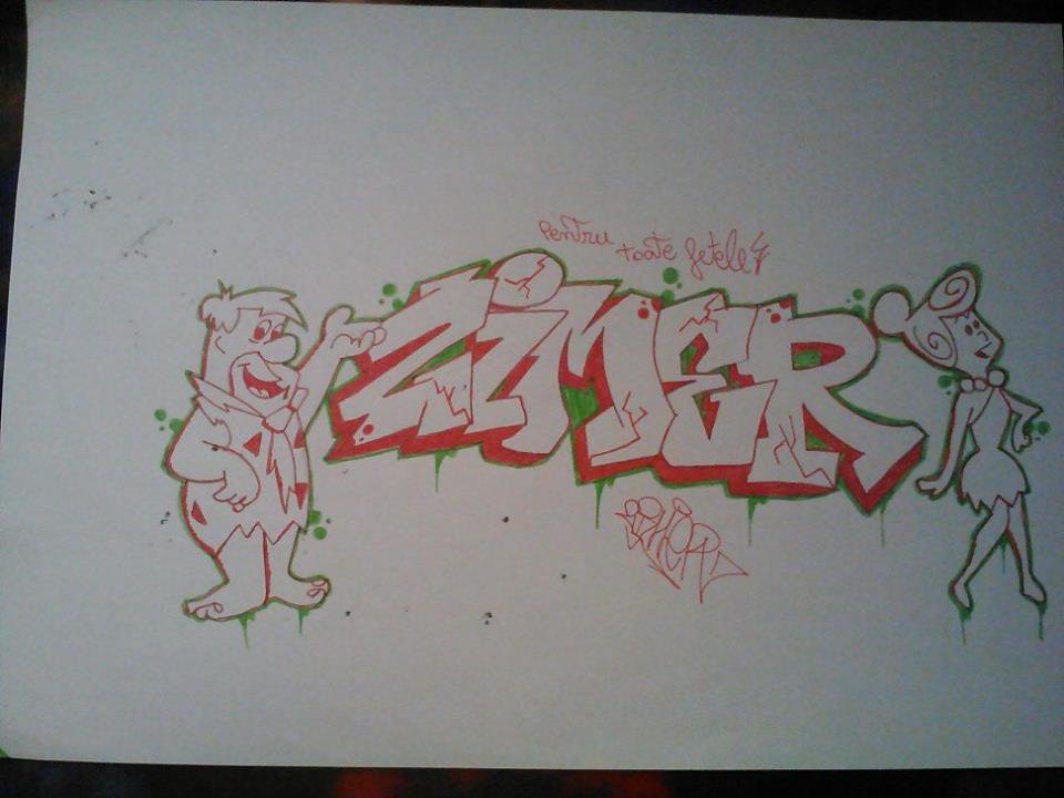 Graffiti Sketch - Photo by ZIMER - ZIMER (2014)