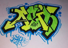 Graffiti Sketch - Photo by ZIMER - ZIMER (2014)
