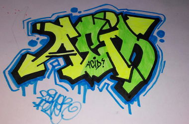 Graffiti Sketch - Photo by ZIMER - ZIMER (2014)