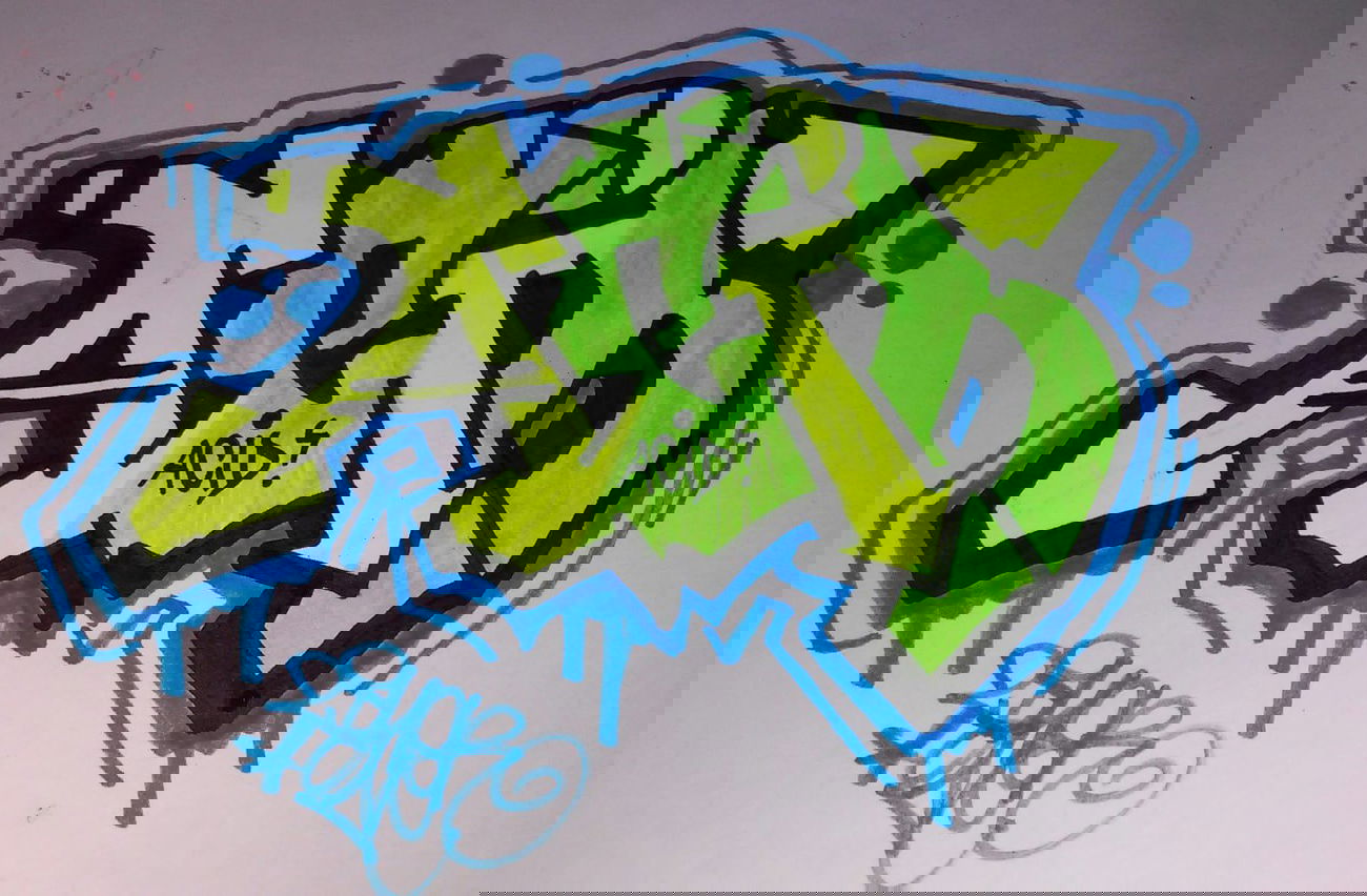 Graffiti Sketch - Photo by ZIMER - ZIMER (2014)
