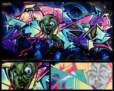 Graffiti Wall - Photo by ZOBE - ZOBE