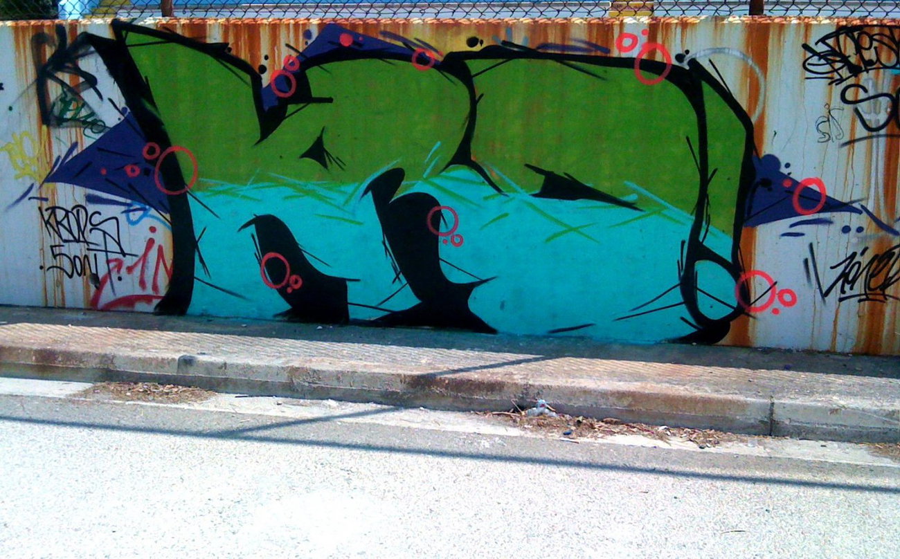 Graffiti Wall in Greece - Photo by ZONER - .TES.ZONER.SONE. (2013)