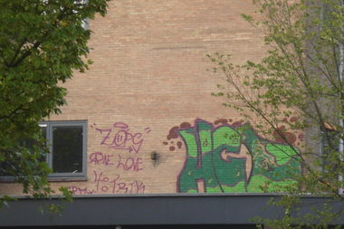 Graffiti Bombing - Photo by ZOPS