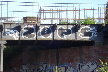 Graffiti Bombing in Hamburg - Photo by ZOPS - ZOPS (2014)