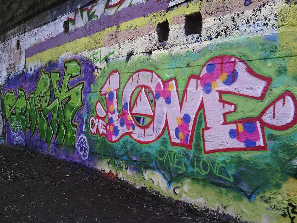 Graffiti Wall - Photo by ZORN - Snerk, One, Love (2014)