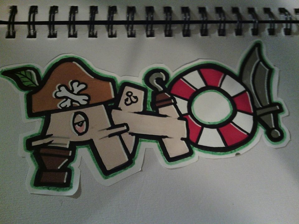 Graffiti Sketch - Photo by ZORN - Ahoi (2014)