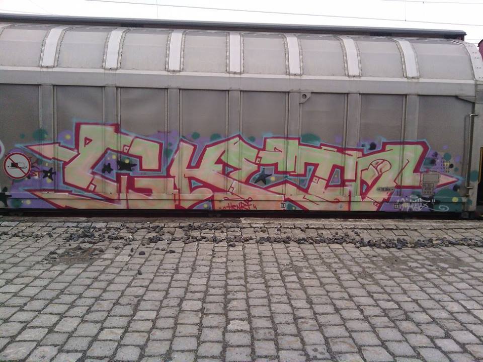 Graffiti Train - Photo by ZORN - Gheto