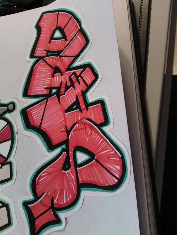 Graffiti Sketch - Photo by ZORN - Sard