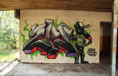 Graffiti Wall - Photo by ZPScrew - ZPS, Skucha (2015)