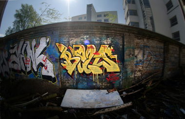 Graffiti Wall - Photo by ZPScrew - AHNL, ZPS, Skucha