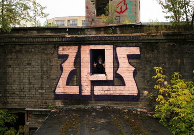 Graffiti Bombing - Photo by ZPScrew - ZPS, window (2014)