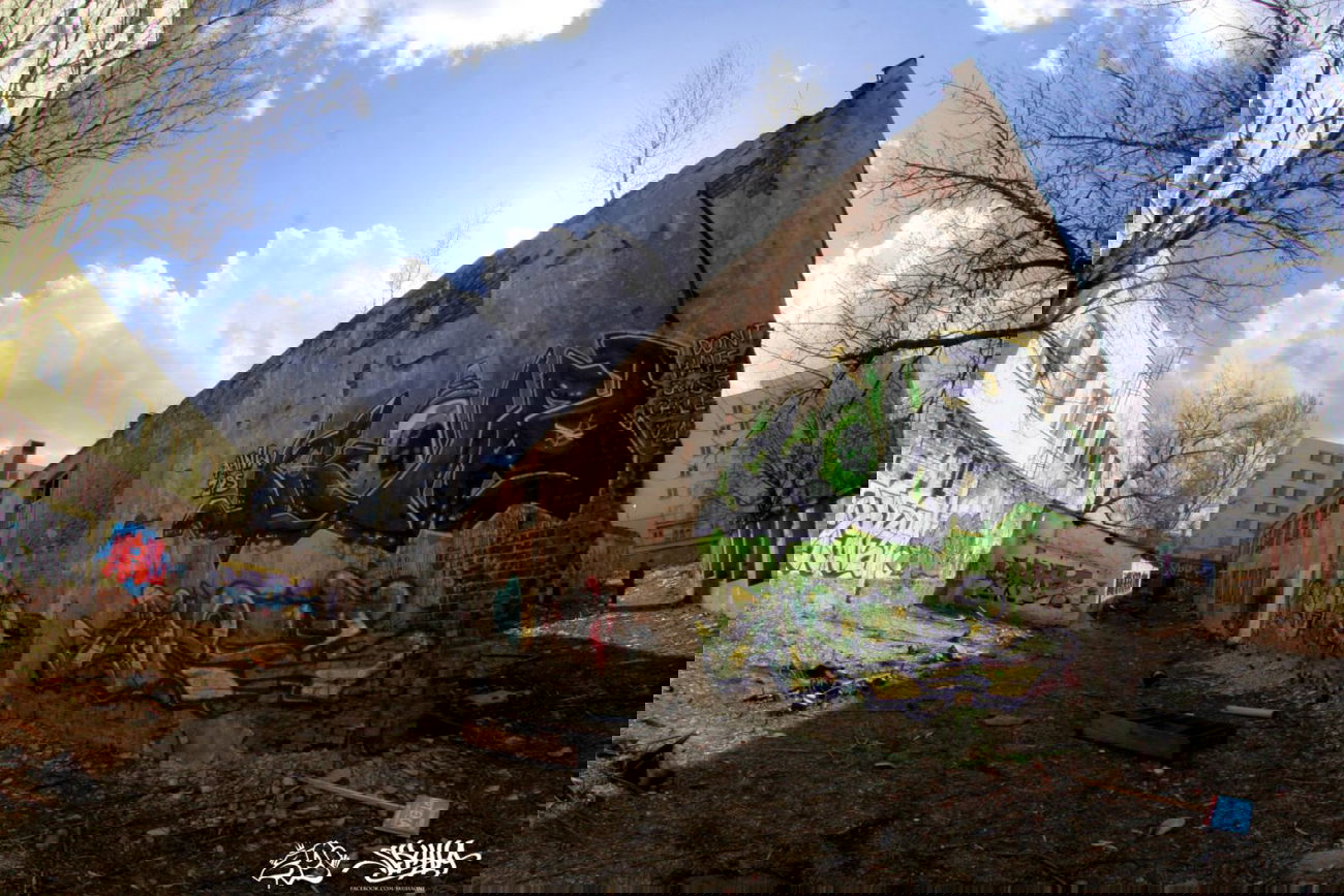 Graffiti Wall - Photo by ZPScrew - ZPS, Wes2, Skuha (2015)