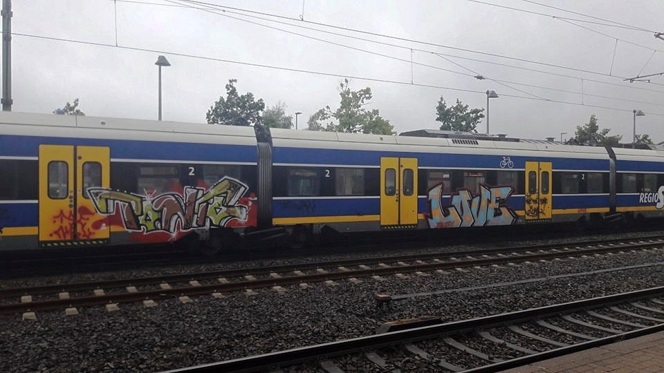 Graffiti Train - Photo by ZUGZWANG (2016)