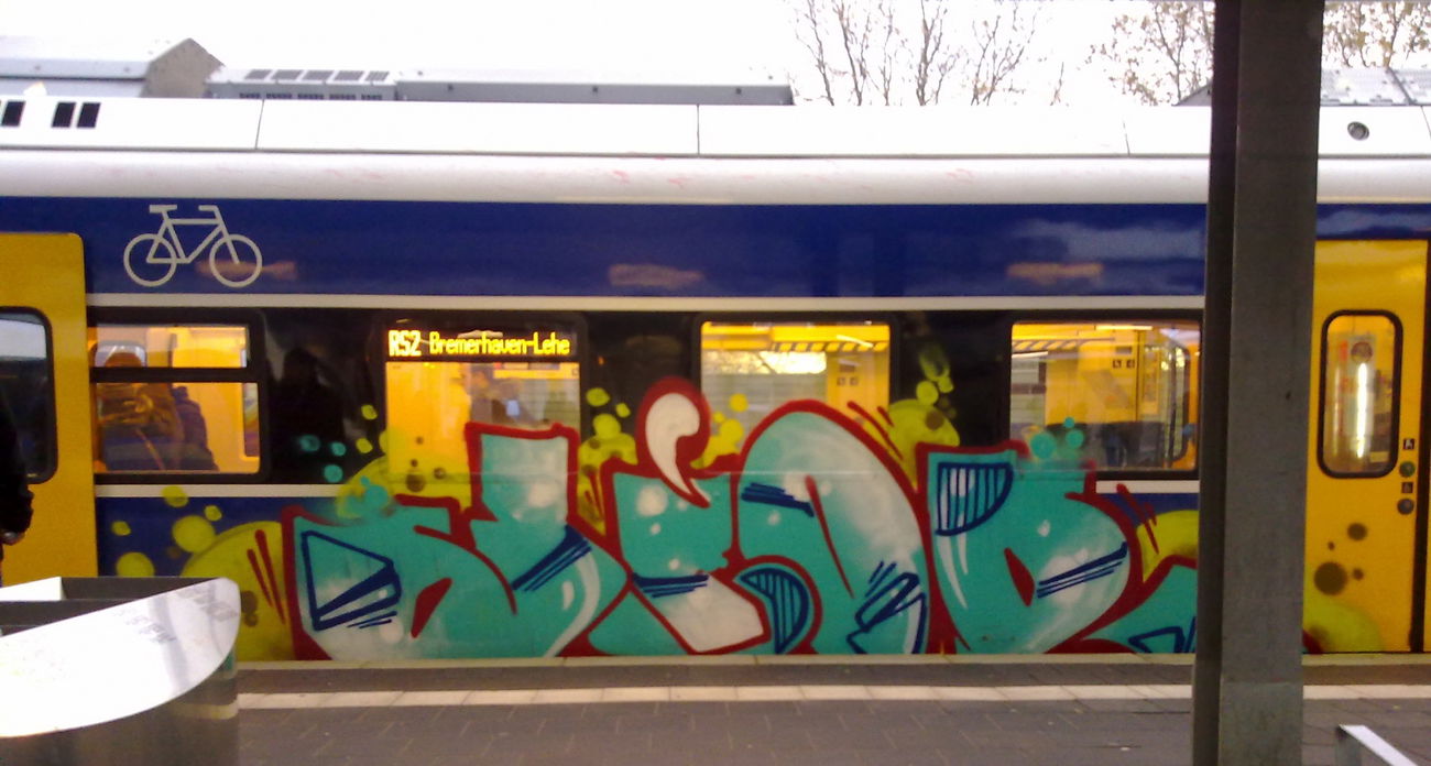 Graffiti Train - Photo by ZUGZWANG (2016)