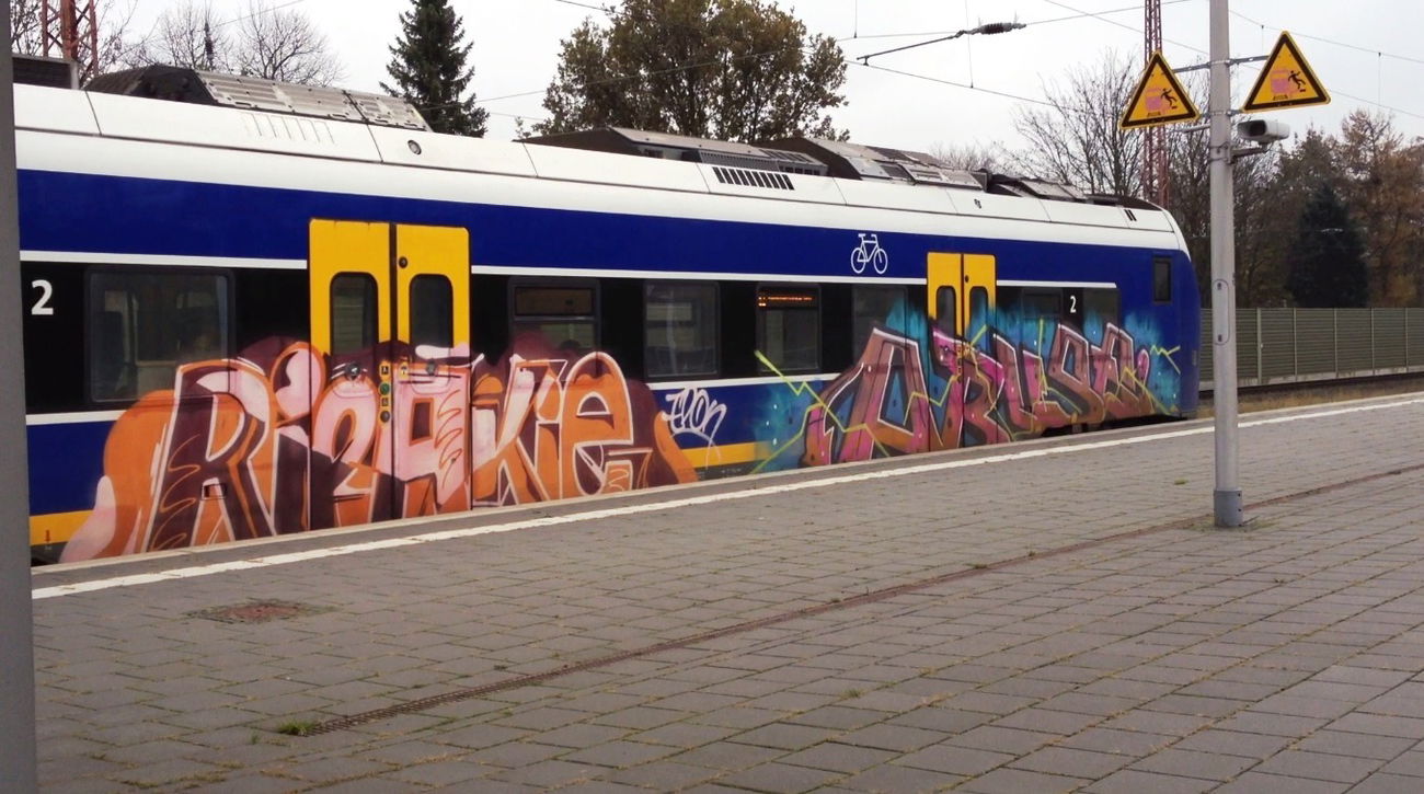 Graffiti Train - Photo by ZUGZWANG - akie, abuse (2017)
