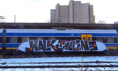 Graffiti Train - Photo by ZUGZWANG - walktheline, bremen