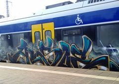 Graffiti Train - Photo by ZUGZWANG - alsoe (2017)