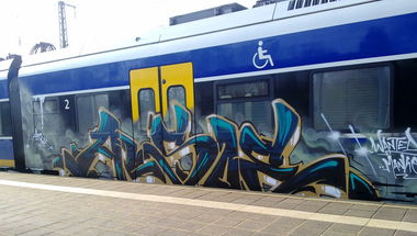 Graffiti Train - Photo by ZUGZWANG - alsoe (2017)