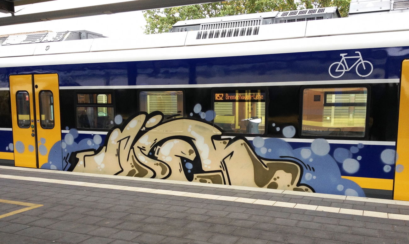 Graffiti Train - Photo by ZUGZWANG - niek (2017)