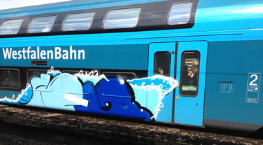 Graffiti Train - Photo by ZUGZWANG (2017)