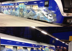 Graffiti Train - Photo by ZUGZWANG - wanted (2018)