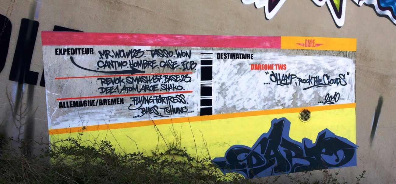 Graffiti Wall - Photo by ZUGZWANG - dare, can2, wow123