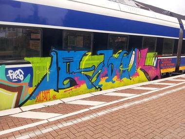 Graffiti Train - Photo by ZUGZWANG - bremen