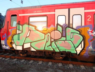 Graffiti Train - Photo by ZUGZWANG - bremen (2015)
