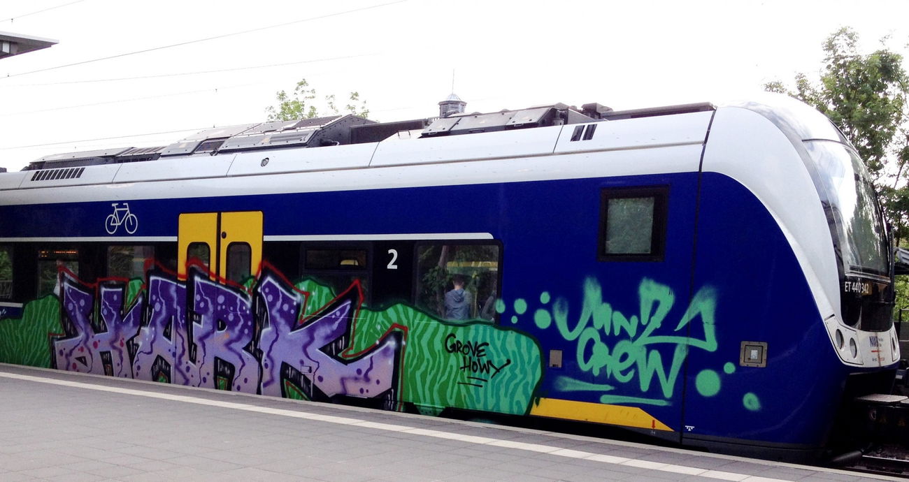 Graffiti Train - Photo by ZUGZWANG - hark (2018)