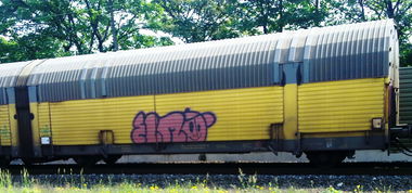 Graffiti Train - Photo by ZUGZWANG - elmo