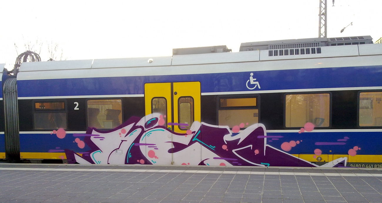 Graffiti Train - Photo by ZUGZWANG - niek (2017)