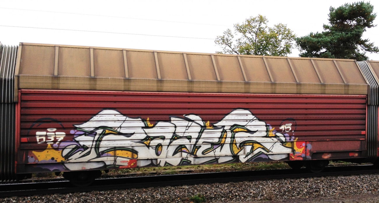 Graffiti Train - Photo by ZUGZWANG
