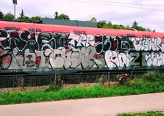 Graffiti Train - Photo by ZUGZWANG (2015)