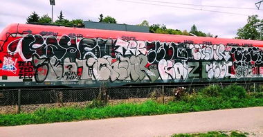 Graffiti Train - Photo by ZUGZWANG (2015)