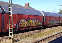 Graffiti Train - Photo by ZUGZWANG