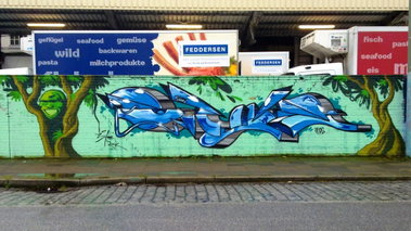 Graffiti Wall - Photo by ZUGZWANG - bremerhaven (2015)