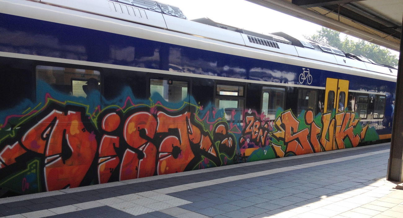 Graffiti Train - Photo by ZUGZWANG (2017)